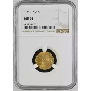 1913 2.5 Indian NGC MS63 (2)