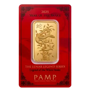 2025 1oz PAMP Gold Bar - Year of the White Snake (2)